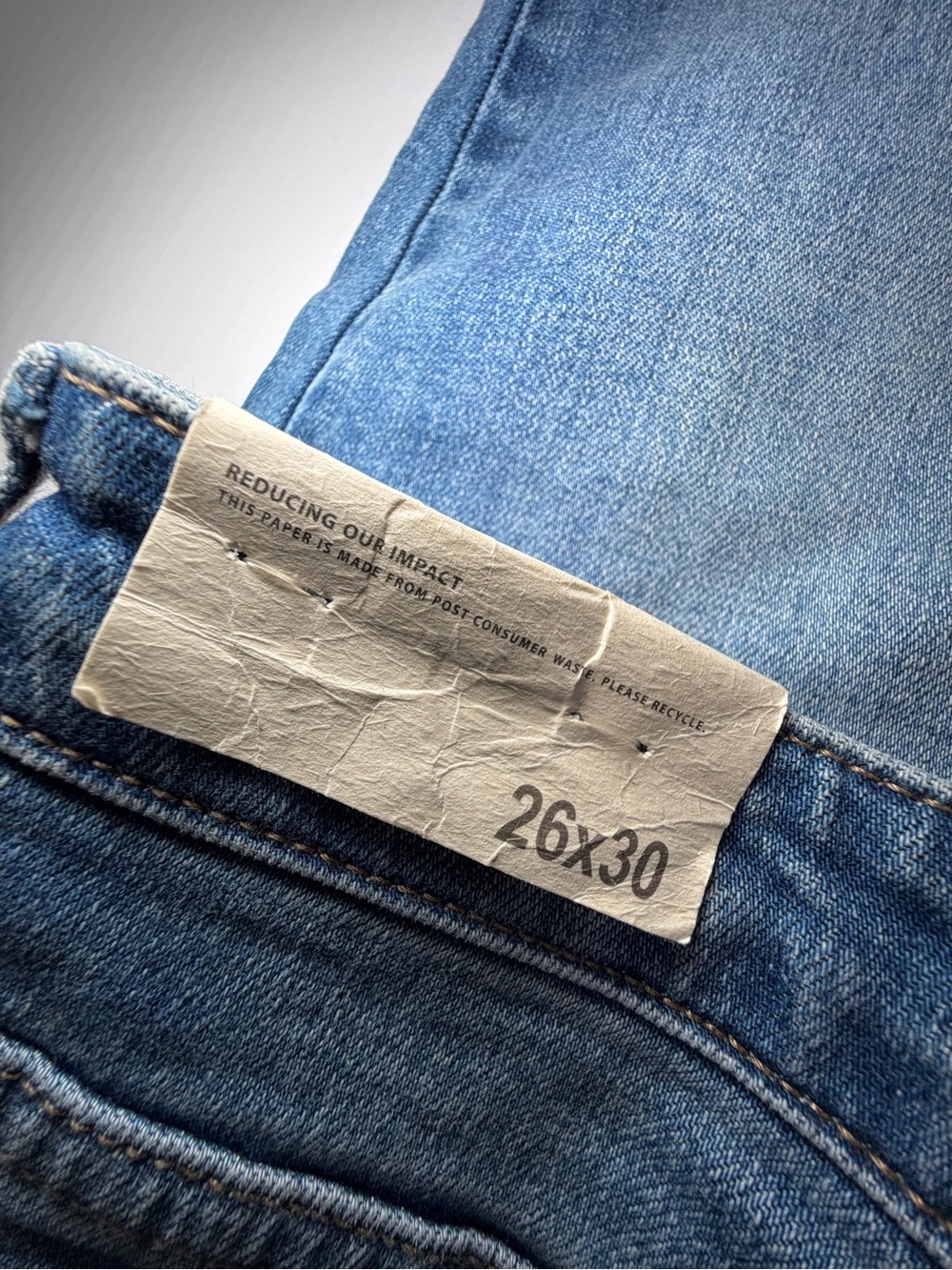 KanCan Blue Wide-Leg High-Rise Jeans with Subtle Distress - Picture 4 of 8